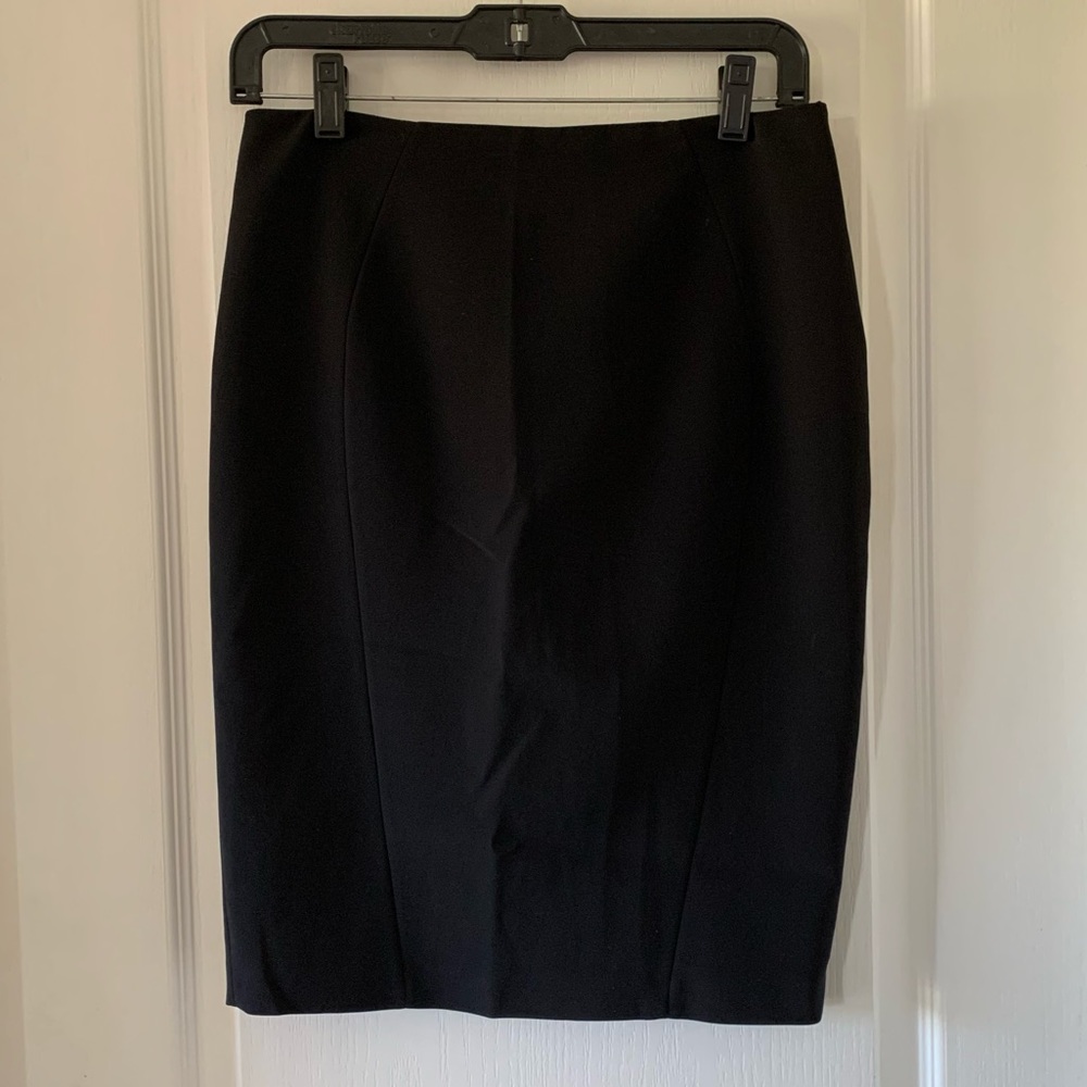 Elie Tahari pleated black pencil skirt - Picture 1 of 6